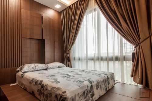 Contemporary Bedroom at THE ASANA CONDO