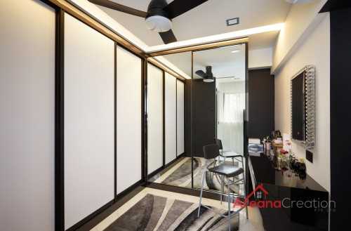Contemporary Walk-in Wardrobe at 11 Teck Whye Lane