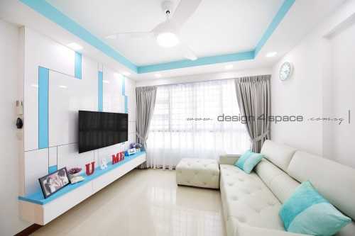 Contemporary Living Room at Woodlands | Treetrail