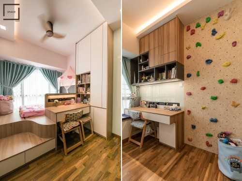 Contemporary Bedroom at Trevista Condo @ Toa Payoh
