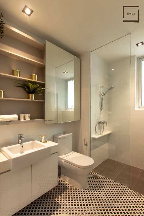 Contemporary Bathroom at Roots Condo @ Transit Road