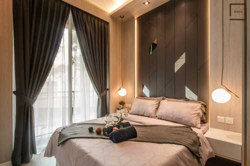 Contemporary Bedroom at Roots Condo @ Transit Road