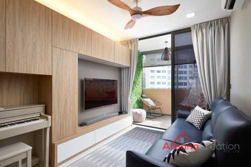 Modern Living Room at The Wisteria