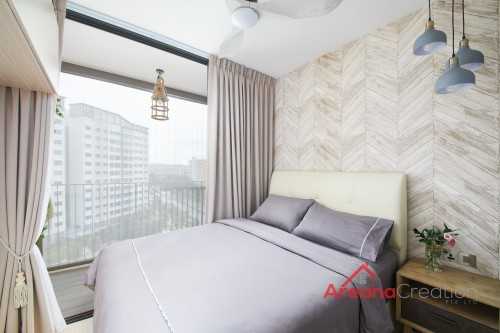 Modern Bedroom at The Wisteria
