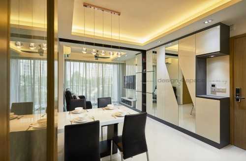 Modern Living Room at Jurong West | Westwood Residence