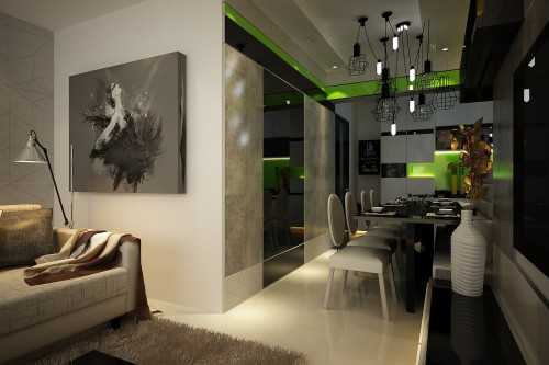 Contemporary Dining Room at Redhill