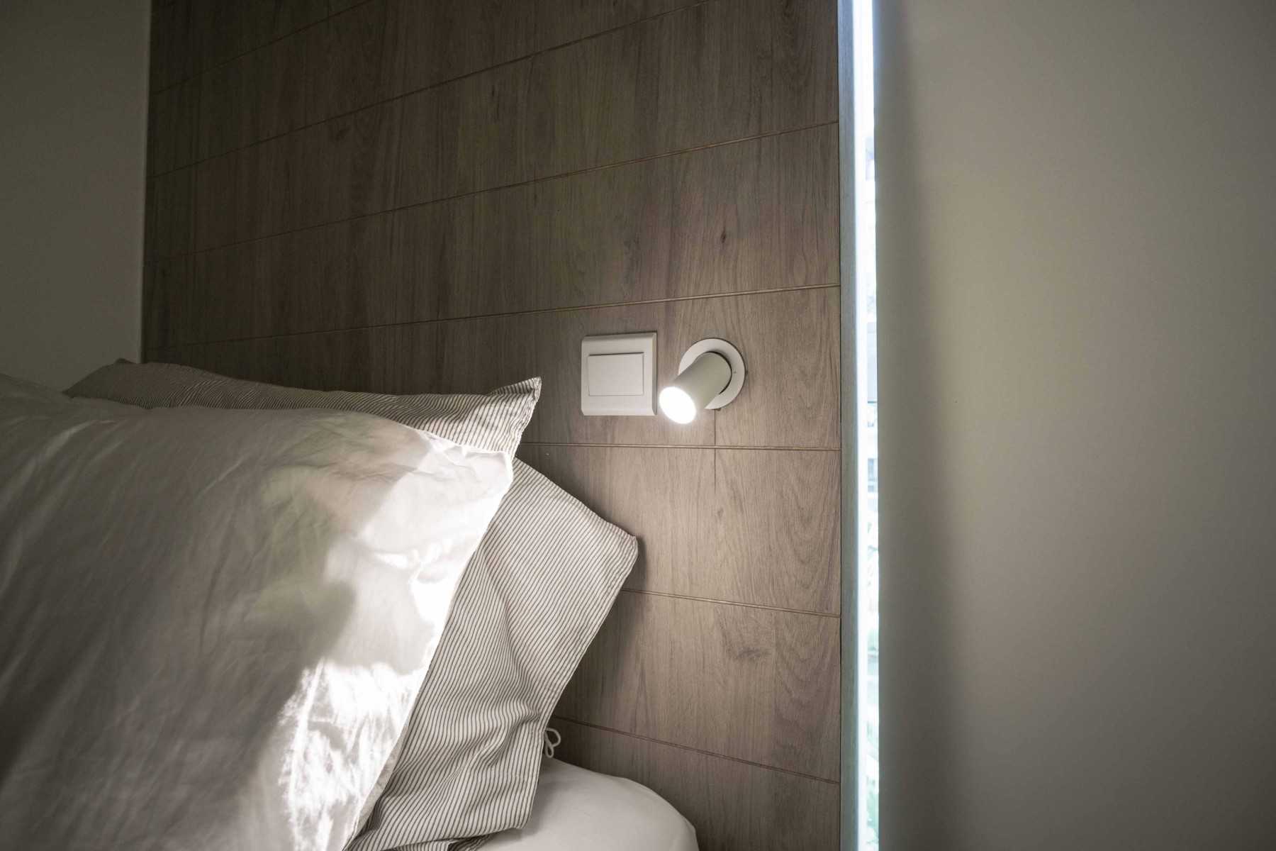 Modern Bedroom with Platform Bed and Cove Lighting