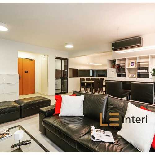 Contemporary Living Room at Punggol