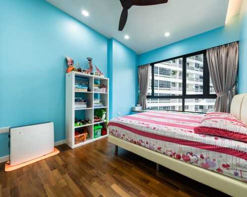 Contemporary Kids Room at interlace condo