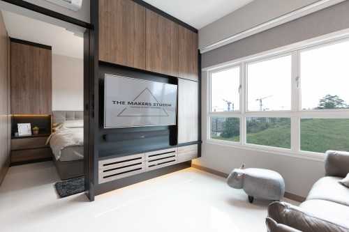Modern Living Room at Bukit Batok West Avenue 6