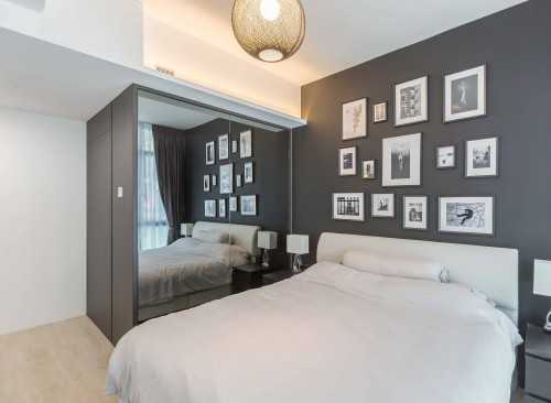 Minimalist Bedroom at the alcove