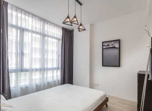 Minimalist Bedroom at the alcove