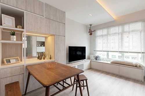 Scandinavian Living Room at Bukit Batok West Avenue 6