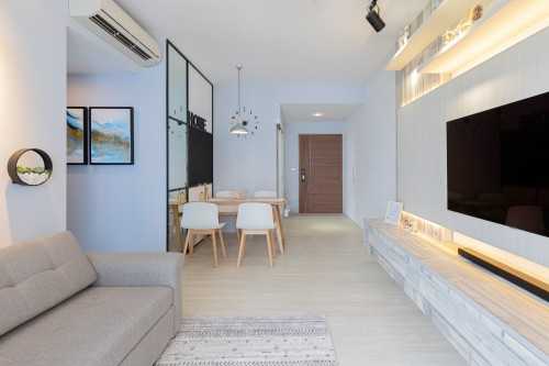 Minimalist Living Room at The Canopy