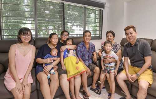 Contemporary Living Room at Serangoon