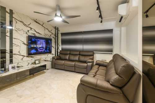 Contemporary Living Room at Serangoon