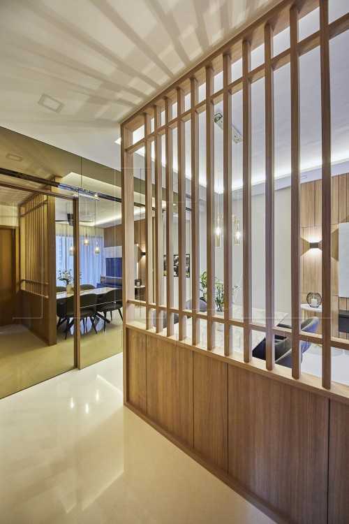 Modern Hallway at TRE Residences