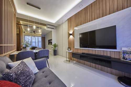Modern Living Room at TRE Residences