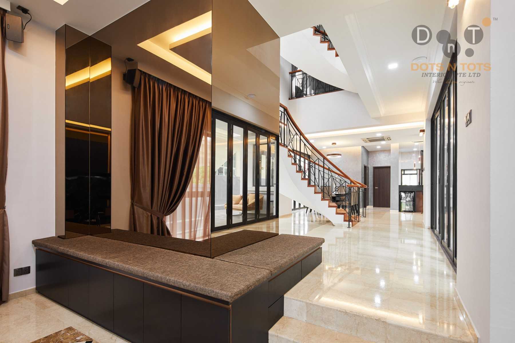Modern Entryway with Seating Bench and Small Storage