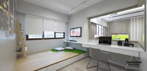 Scandinavian Gaming Room at Yishun Avenue 6