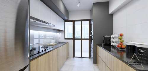 Scandinavian Kitchen at Yishun Avenue 6