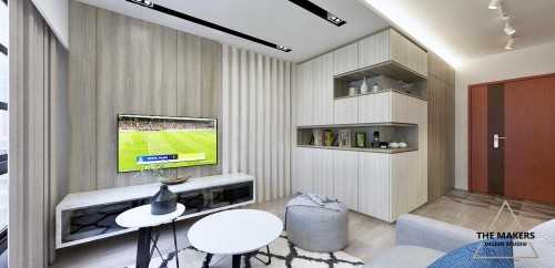 Scandinavian Living Room at Yishun Avenue 6