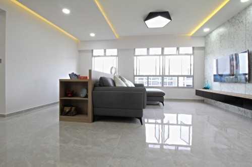 Scandinavian Living Room at Woodlands Drive 73