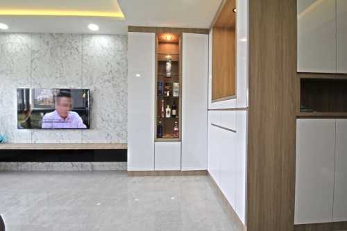 Scandinavian Living Room at Woodlands Drive 73
