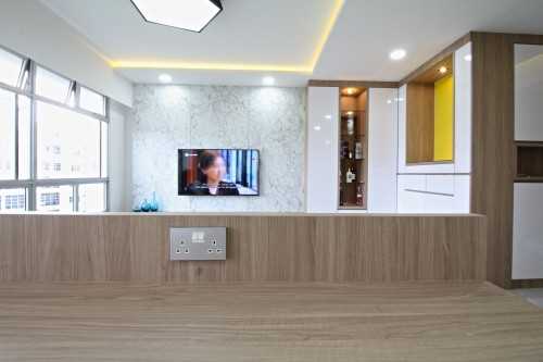 Scandinavian Living Room at Woodlands Drive 73