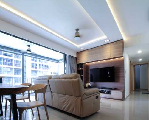 Contemporary Living Room at Parc Life