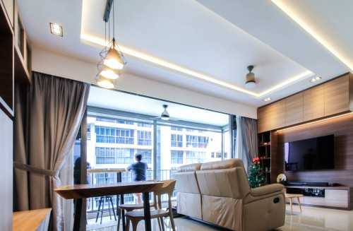 Contemporary Living Room at Parc Life
