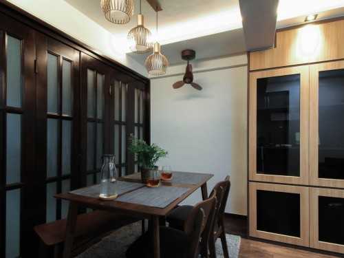 Contemporary Dining Room at Telok Blangah Crescent