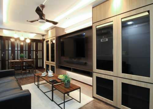 Contemporary Living Room at Telok Blangah Crescent