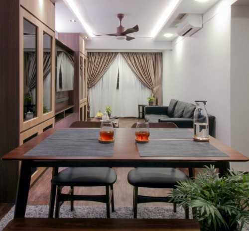 Contemporary Dining Room at Telok Blangah Crescent