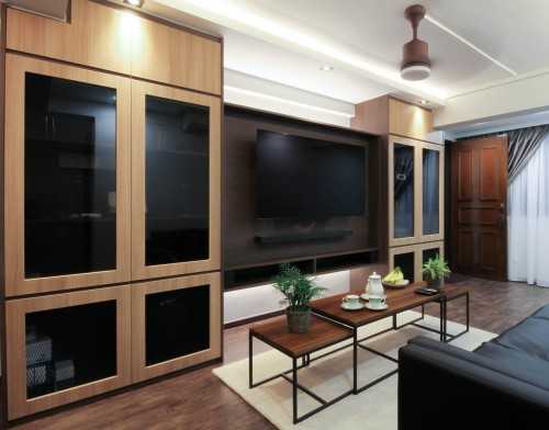 Contemporary Living Room at Telok Blangah Crescent