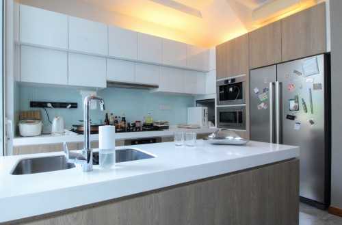 Contemporary Kitchen at Cabana at Sunrise Terrace
