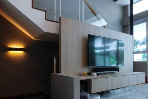 Contemporary Living Room at Cabana at Sunrise Terrace