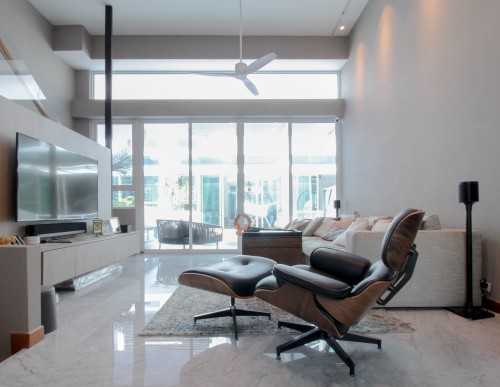 Contemporary Living Room at Cabana at Sunrise Terrace