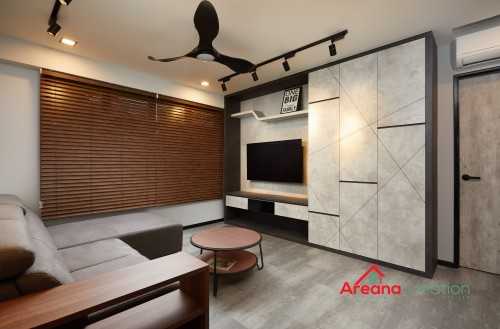 Modern Living Room at Greenridge