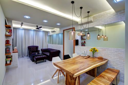 Scandinavian Dining Room at Estuary Condominium