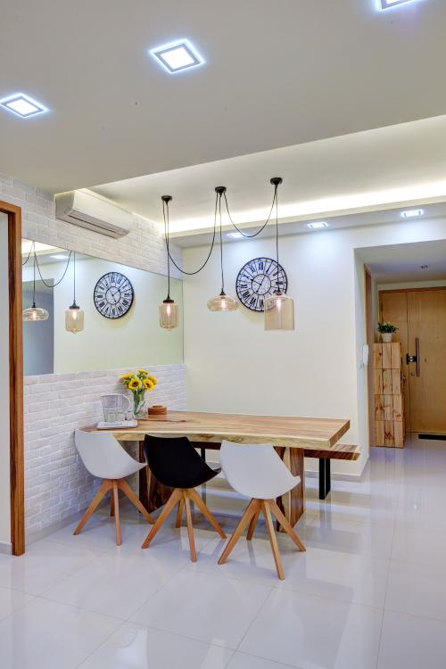 Scandinavian Dining Room at Estuary Condominium