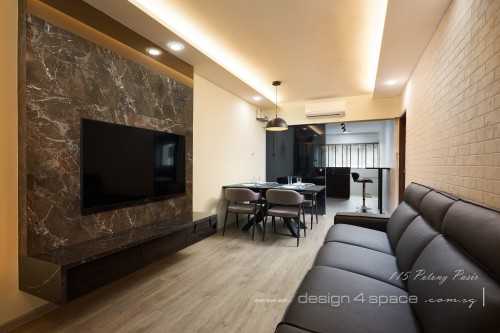 Contemporary Living Room at Toa Payoh | 115 Potong Pasir