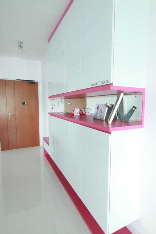 Minimalist Living Room at Fernvale Lea