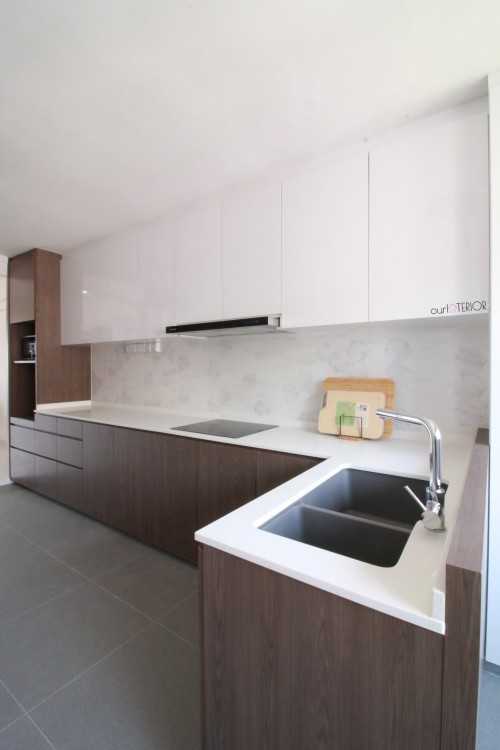 Contemporary Kitchen at Ang Mo Kio Ave 4