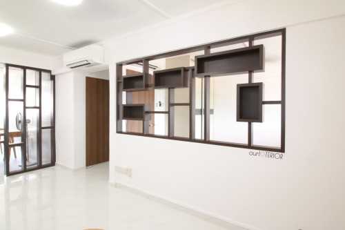 Contemporary Living Room at Ang Mo Kio Ave 4