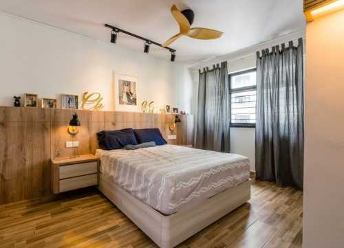 Modern Bedroom at Chua Chu Kang 4 ROOM BTO