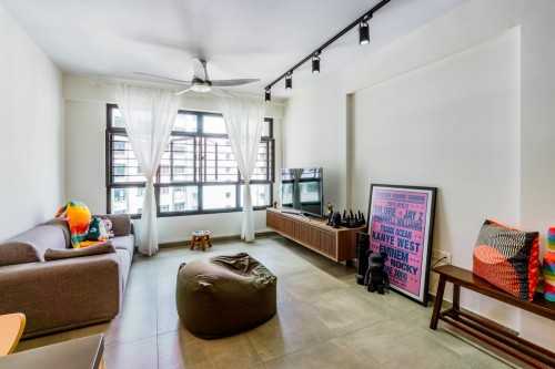 Modern Living Room at Chua Chu Kang 4 ROOM BTO