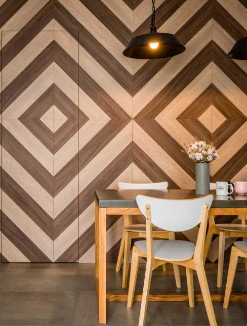 Modern Dining Room at Chua Chu Kang 4 ROOM BTO