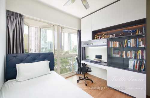 Contemporary Bedroom at Toa Payoh | Trellis Towers