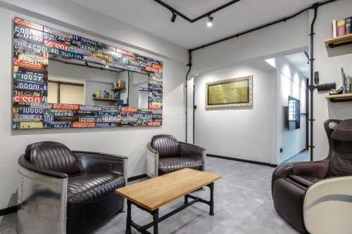 Industrial Dining Room at 120 Bedok North St 2